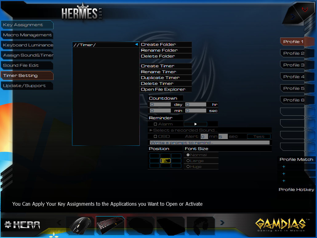 Hera-Hermes-Timer-Setting